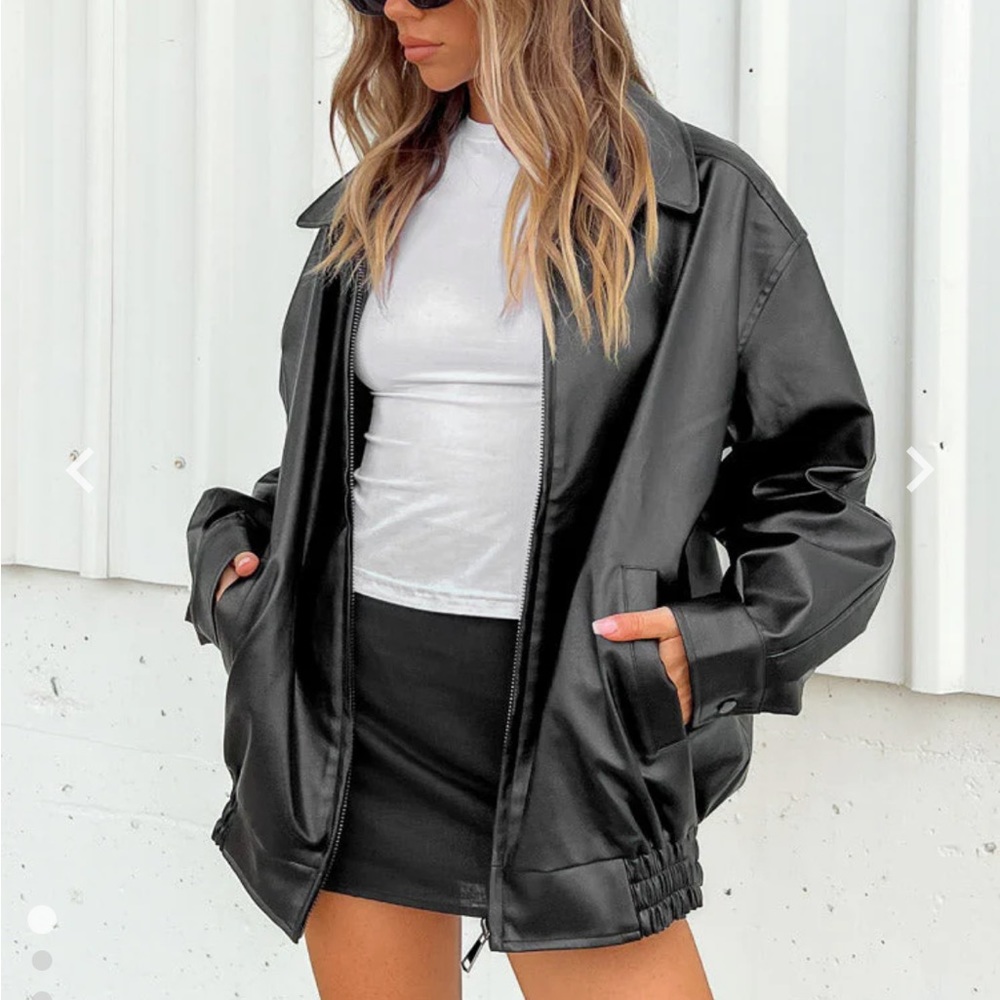 leather bomber